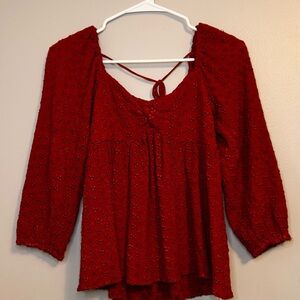 American Eagle Outfitters Peasant Top — Size XS